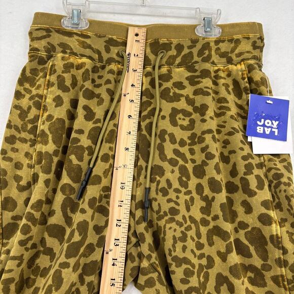 JoyLab 7/8 Jogger Pants Women's Size S Army Cheetah Print High Rise Drawstring - Picture 10 of 15